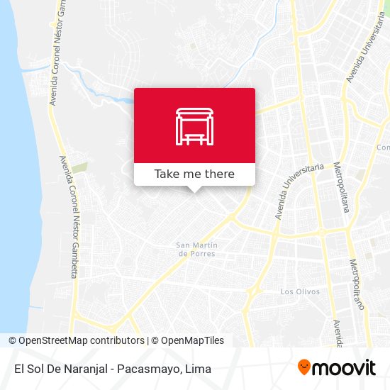 Mapa de El Sol De Naranjal - Pacasmayo