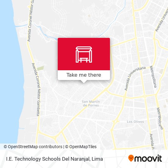 Mapa de I.E. Technology Schools Del Naranjal