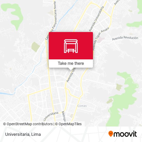 Mapa de Universitaria