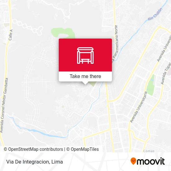 Via De Integracion map