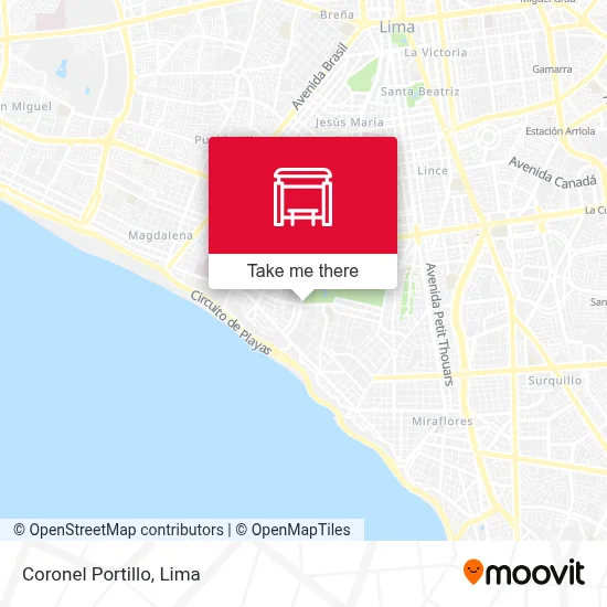 Coronel Portillo map