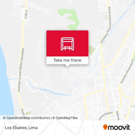 Mapa de Los Ébanos
