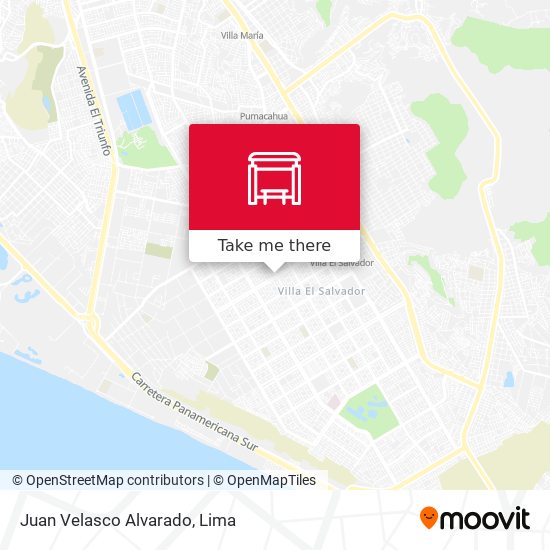 Mapa de Juan Velasco Alvarado
