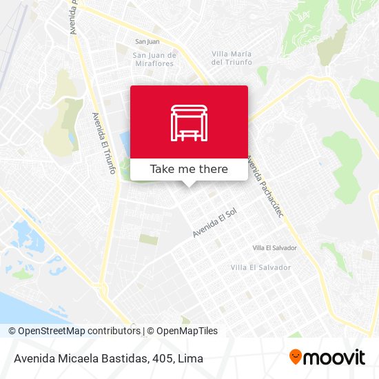 Avenida Micaela Bastidas, 405 map
