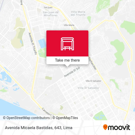 Avenida Micaela Bastidas, 643 map