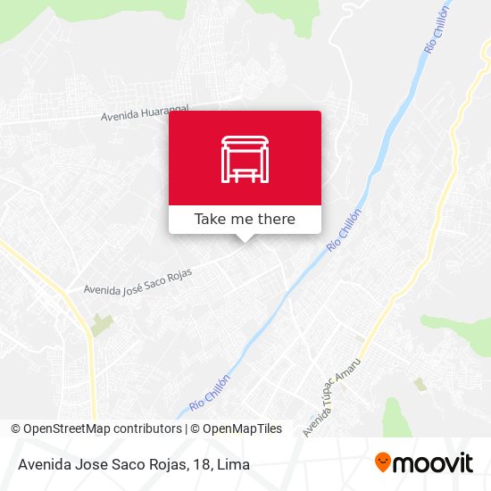 Avenida Jose Saco Rojas, 18 map