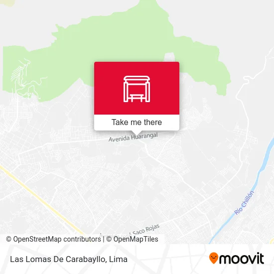 Las Lomas De Carabayllo map