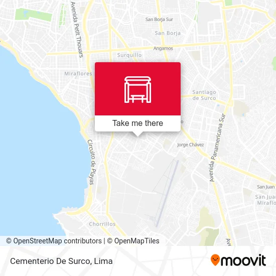 Cementerio De Surco map