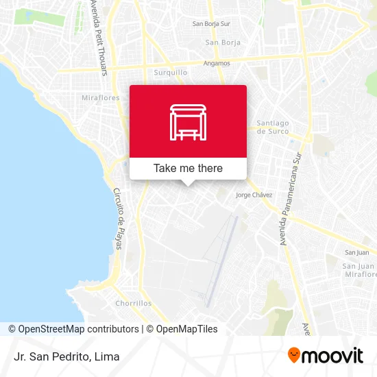 Jr. San Pedrito map