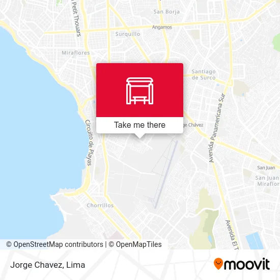 Mapa de Jorge Chavez