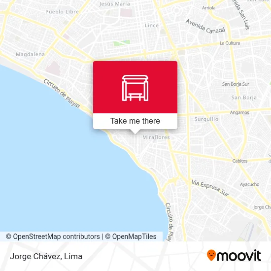 Jorge Chávez map