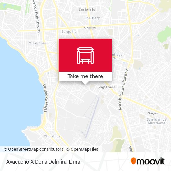 Mapa de Ayacucho X Doña Delmira