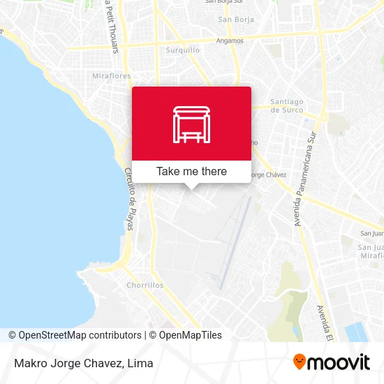 Makro Jorge Chavez map