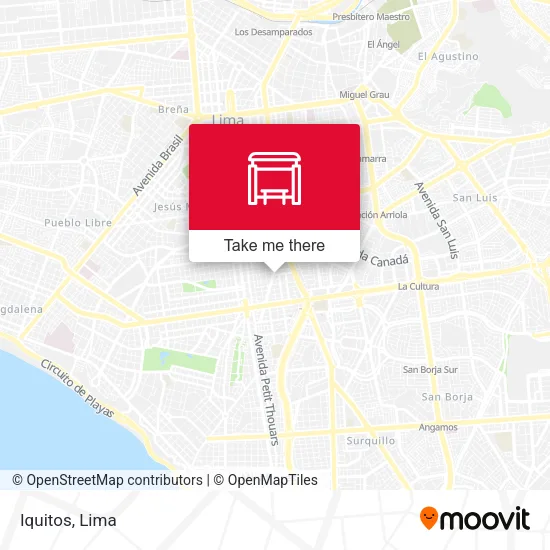 Iquitos map