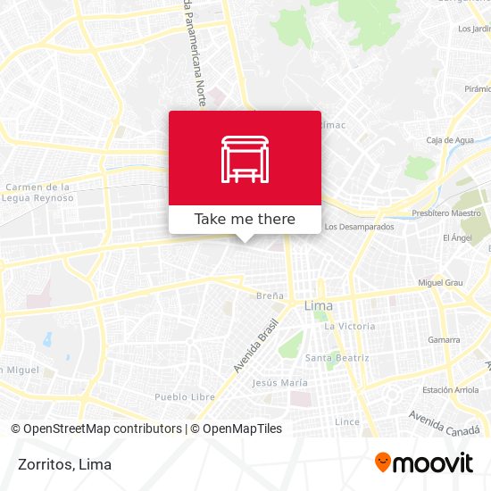 Zorritos map