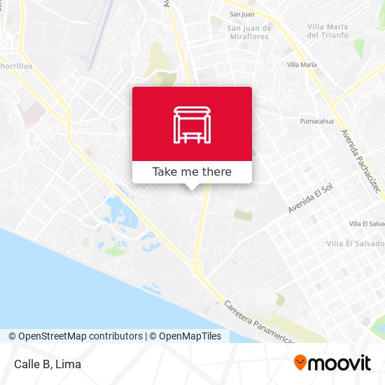 Calle B map