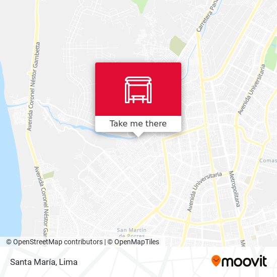 Mapa de Santa María