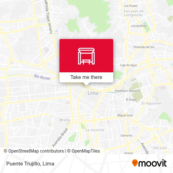 Puente Trujillo map