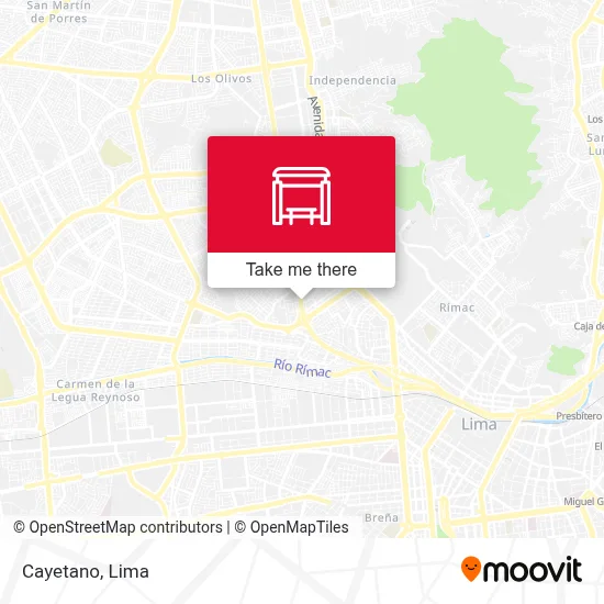 Cayetano map