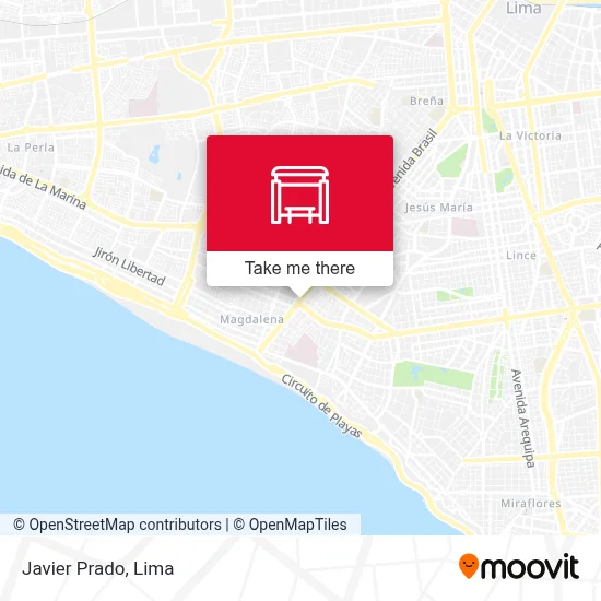 Javier Prado map