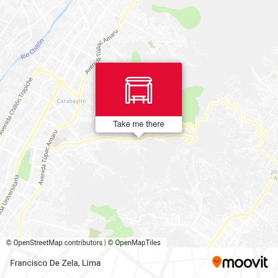 Francisco De Zela map