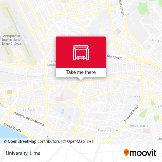 Universitaria map