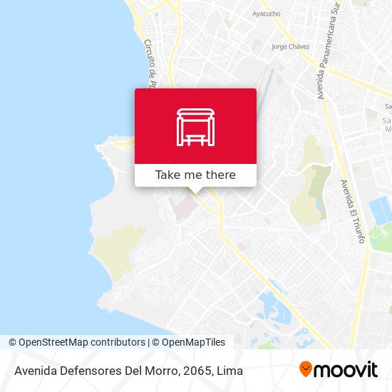 Avenida Defensores Del Morro, 2065 map