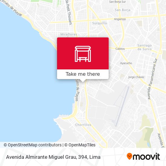 Avenida Almirante Miguel Grau, 394 map