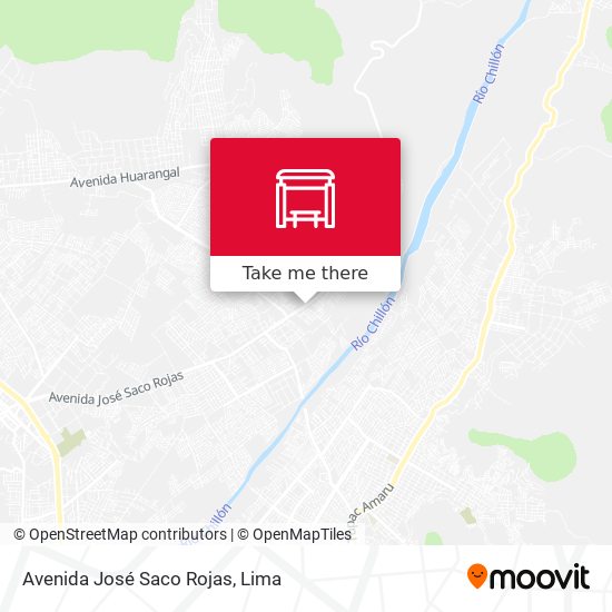 Avenida José Saco Rojas map