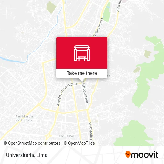 Universitaria map