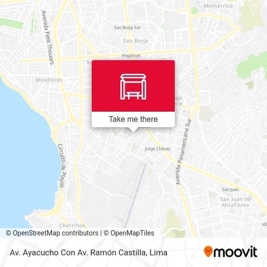 Av. Ayacucho Con Av. Ramón Castilla map