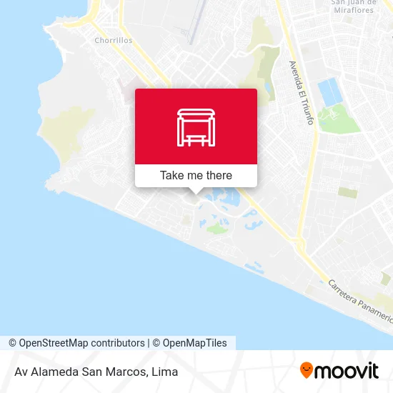 Av Alameda San Marcos map