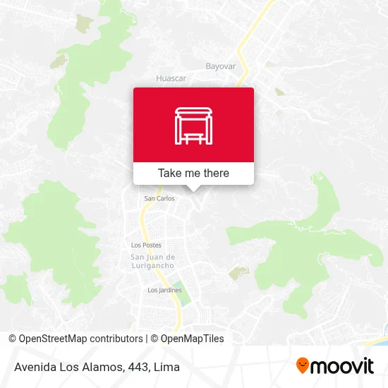 Avenida Los Alamos, 443 map