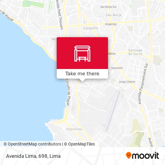 Avenida Lima, 698 map