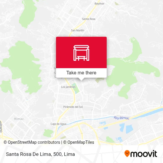 Santa Rosa De Lima, 500 map