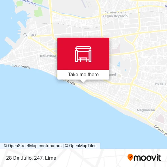 28 De Julio, 247 map