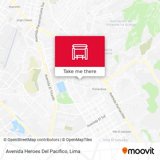 Avenida Heroes Del Pacífico map