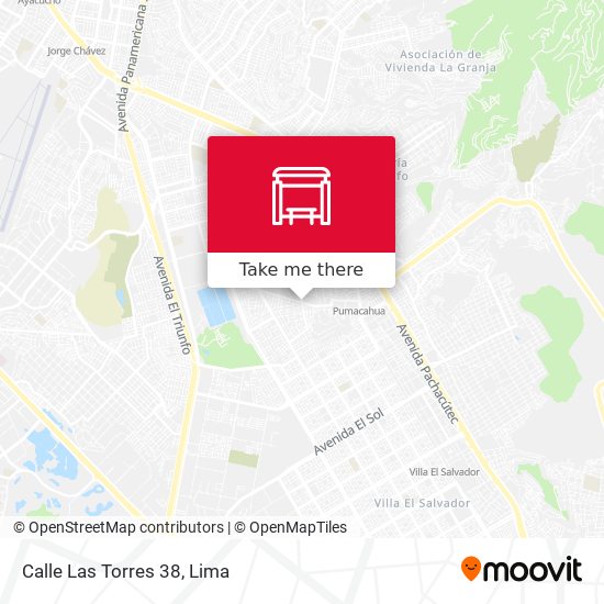 Mapa de Calle Las Torres 38