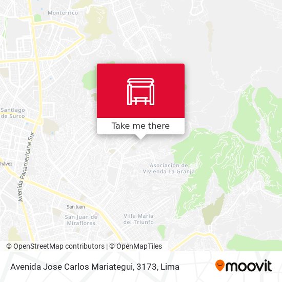 Mapa de Avenida Jose Carlos Mariategui, 3173