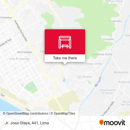 Jr. Jose Olaya, 441 map