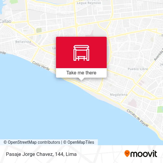 Mapa de Pasaje Jorge Chavez, 144