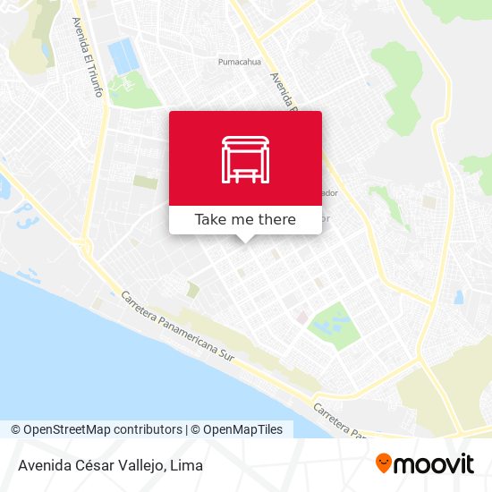 Avenida César Vallejo map