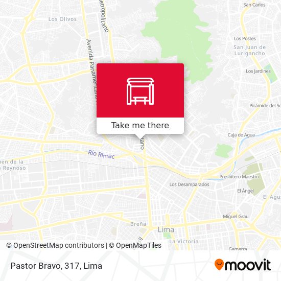 Pastor Bravo, 317 map