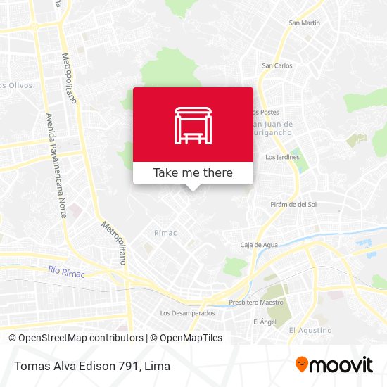 Mapa de Tomas Alva Edison 791