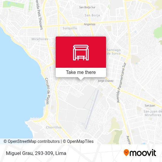 Miguel Grau, 293-309 map