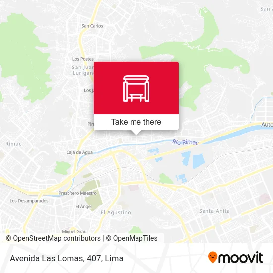 Avenida Las Lomas, 407 map