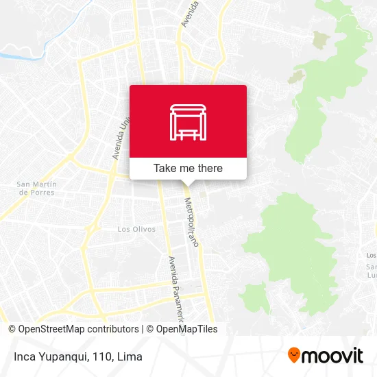 Inca Yupanqui, 110 map