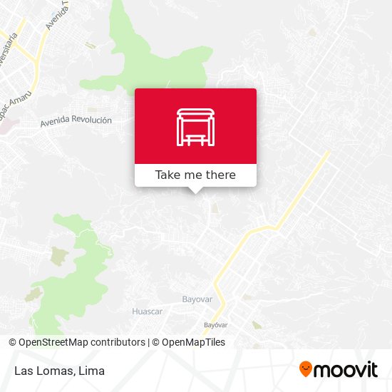 Las Lomas map