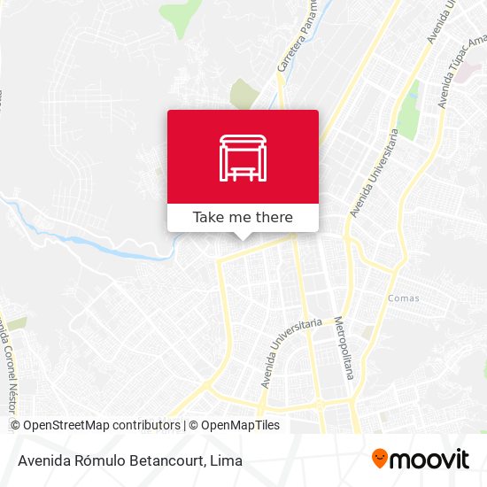 Mapa de Avenida Rómulo Betancourt
