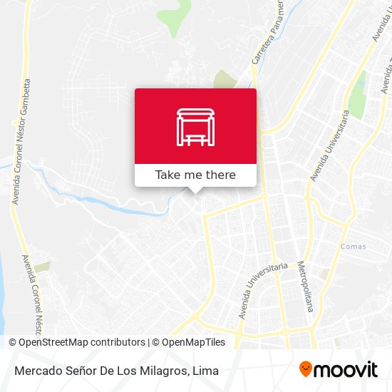 Mercado Señor De Los Milagros map